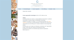 Desktop Screenshot of forum-gerontologie.ch