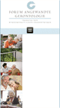 Mobile Screenshot of forum-gerontologie.ch