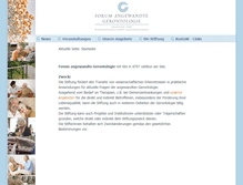 Tablet Screenshot of forum-gerontologie.ch